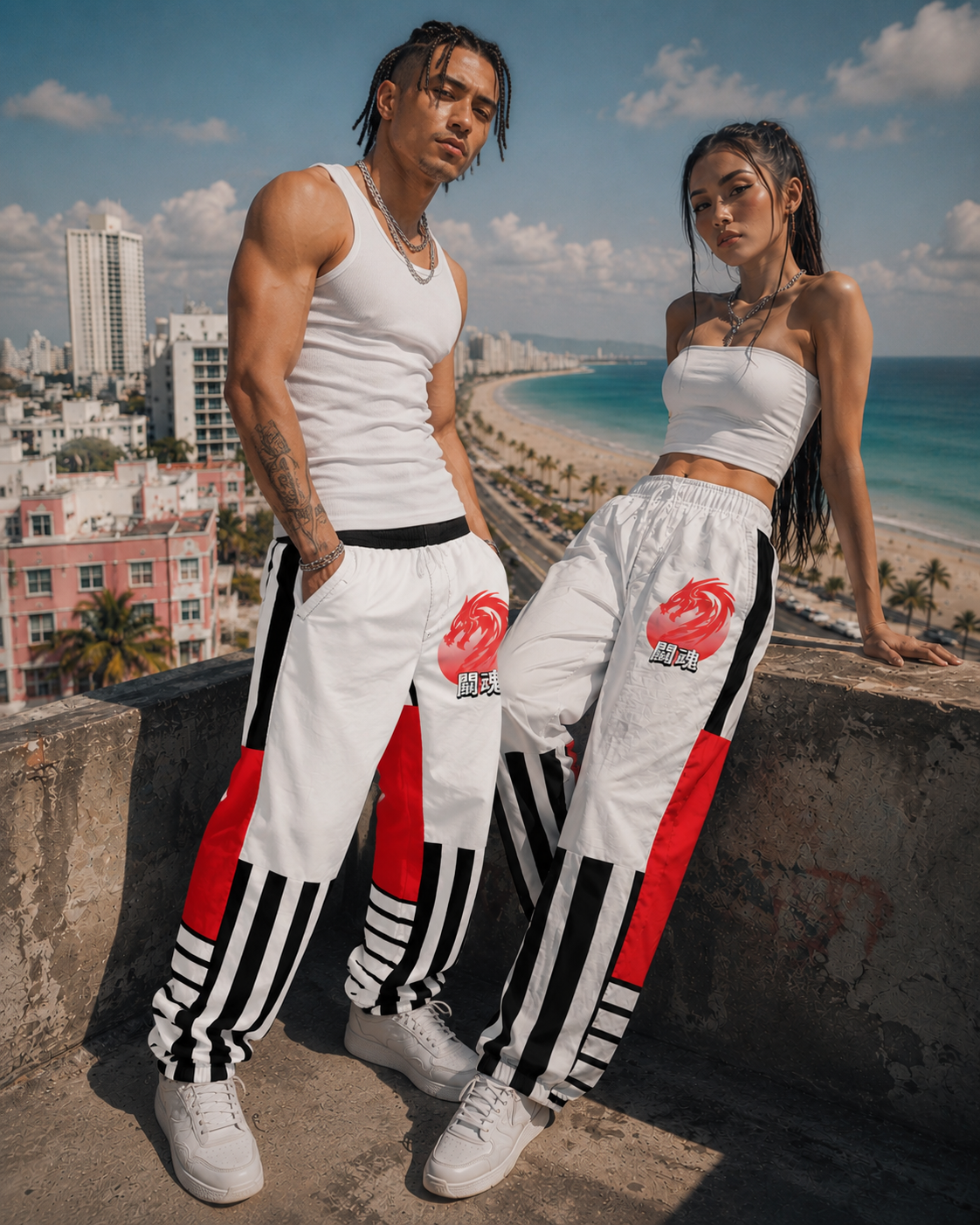 "Dragon Warrior" Unisex Track Pants