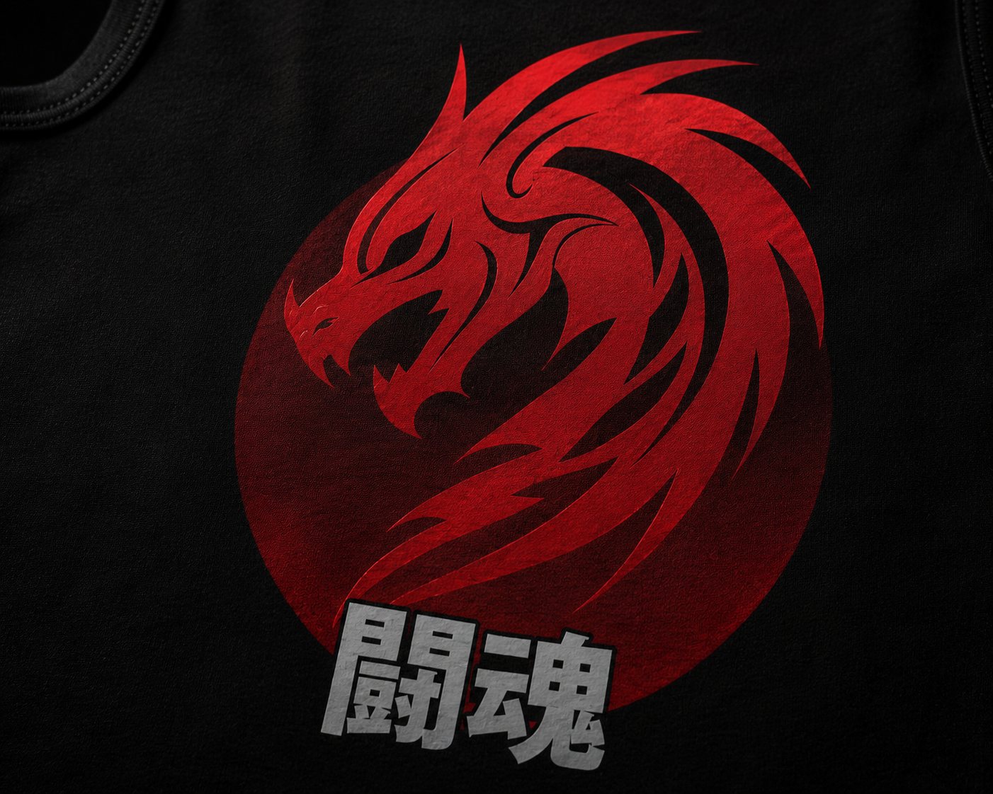 "Dragon Warrior" Printed T-Shirt