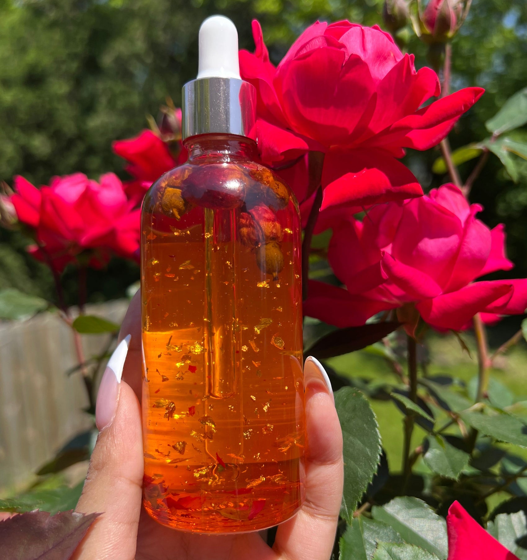 Rose Glow 24k Gold Face and Body Oil